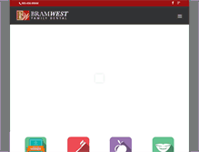 Tablet Screenshot of bramwestdental.com